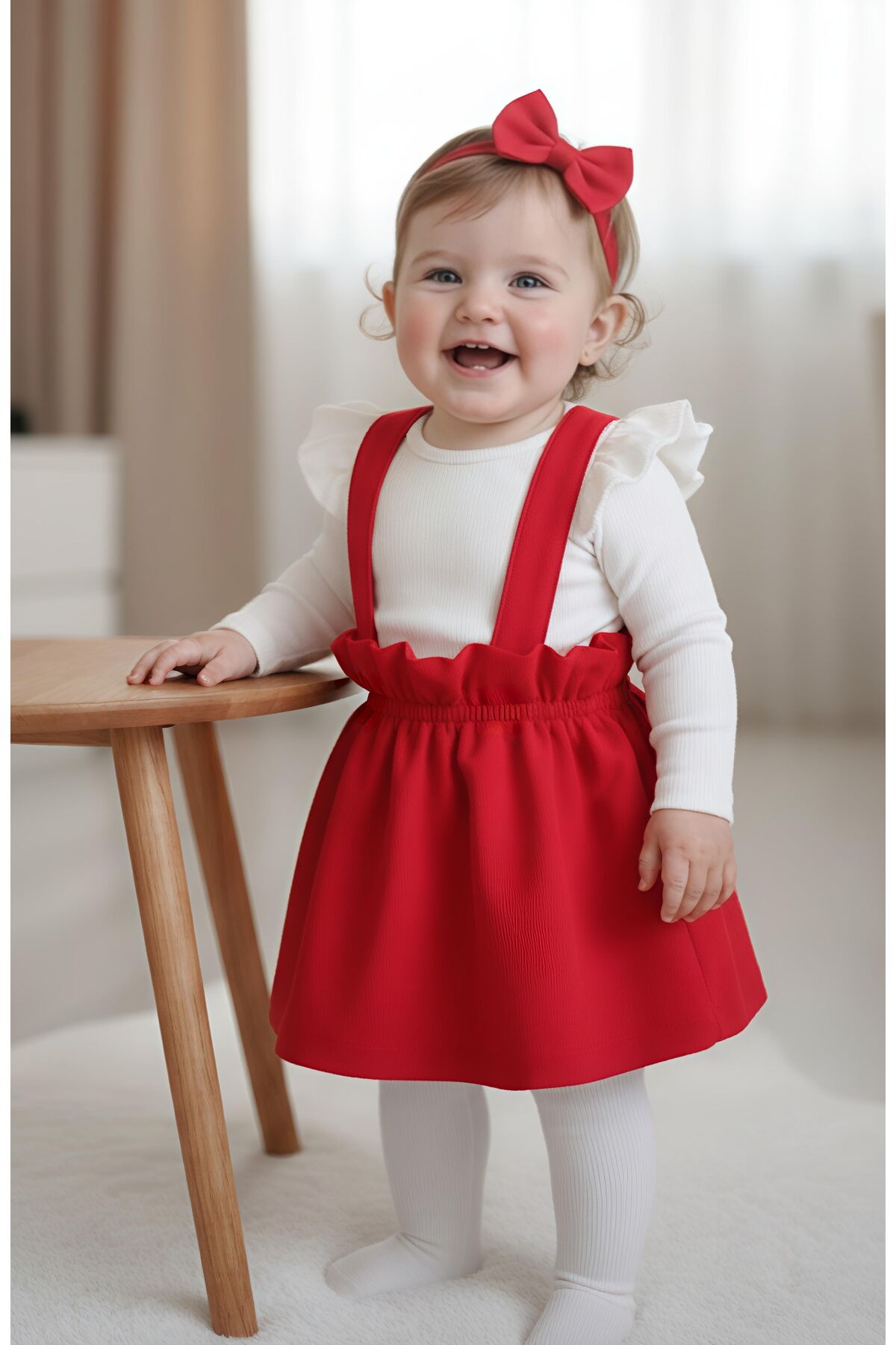 Kız çocuk 3.lü takım stoper bandana body